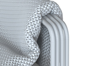 vince lounge chair frost chenille Modelo 3D