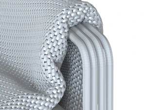 vince lounge chair frost chenille 3D Model