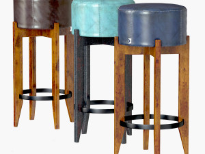 bar stool leonardo 3D Model