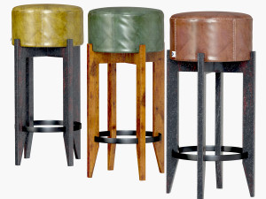 bar stool leonardo 3D Model