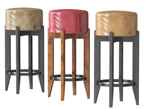 bar stool leonardo 3D Model