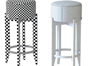 bar stool leonardo 3D Model