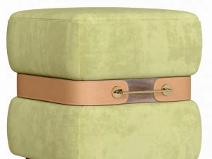 set ottomans mezzo collection 3D Model