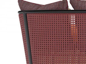 chaise longue caral 3D Model