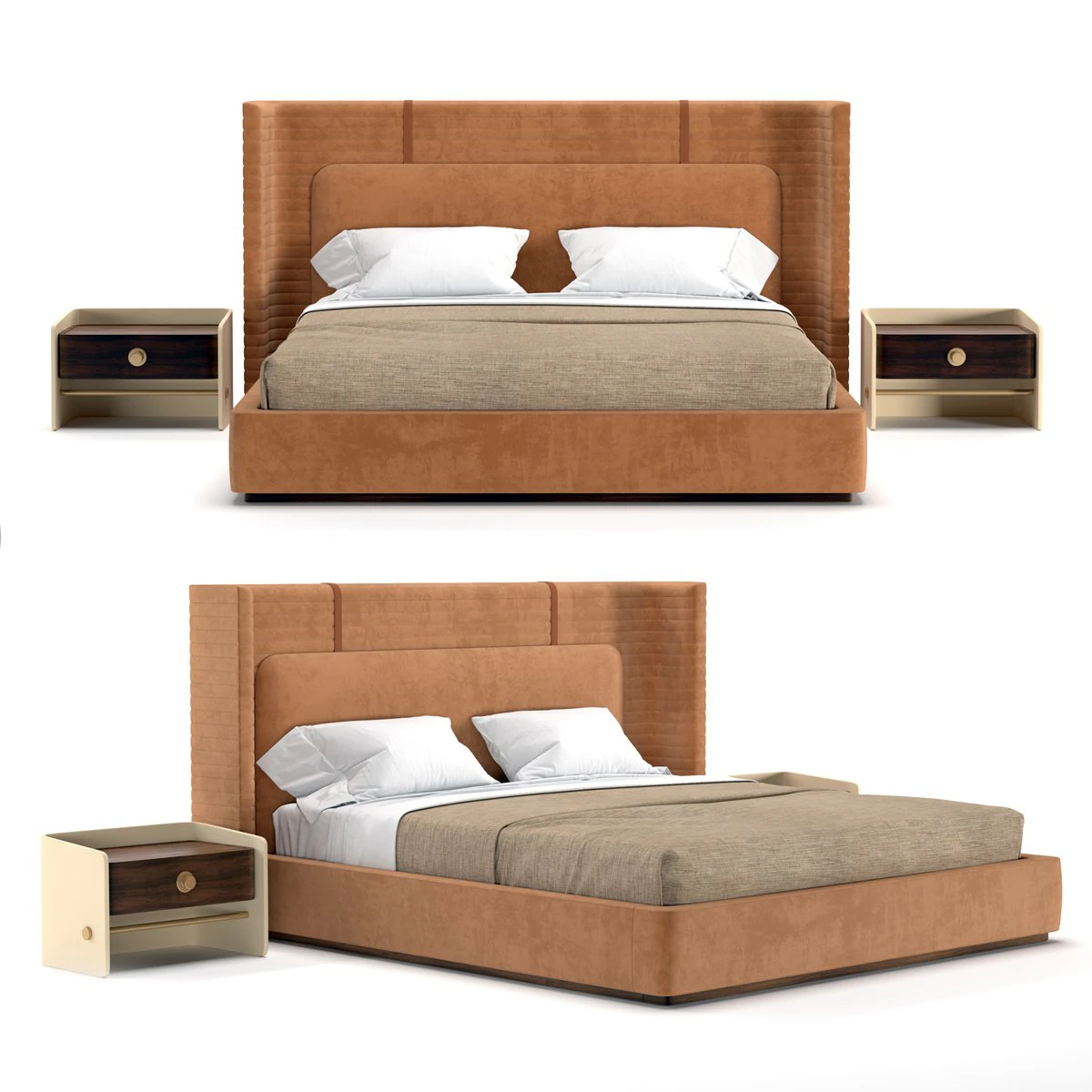 bed perry 3D Model .c4d .max .obj .3ds .fbx .stl .blend