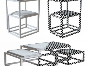 tables matrix 3D Model