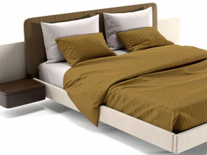 amanda bed 3D मॉडल