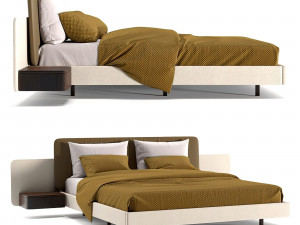 amanda bed 3D मॉडल