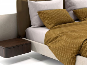 amanda bed 3D मॉडल