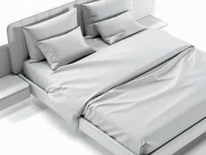 amanda bed 3D मॉडल