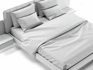 अमांडा बिस्तर 3D मॉडल