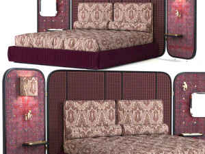 letto a tempo Modello 3D