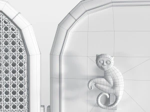 bed timgad 3D Model