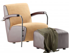 armchair by leolux lx 965 3D Model