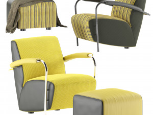 armchair by leolux lx 965 3D Model