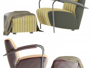 armchair by leolux lx 965 3D Model