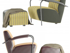 armchair by leolux lx 965 3D Model