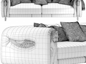 corinto sofa 3D 模型