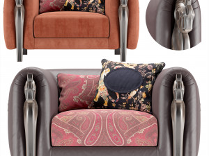 corinto armchair 3D 모델