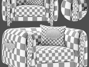 corinto armchair 3D 모델