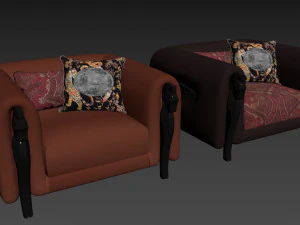 corinto armchair 3D Model