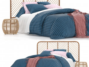 Bed linen LaRedoute 3D 모델