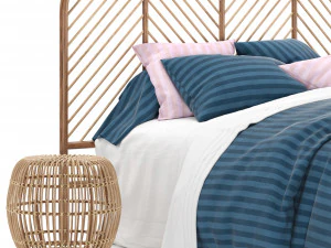 Bed linen LaRedoute 3D Model