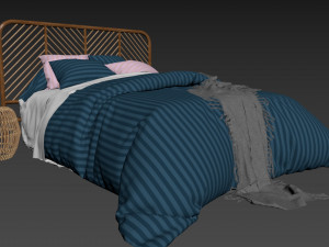 Bed linen LaRedoute Modèle 3D