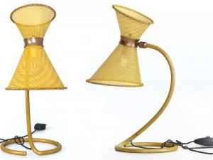 Rara lampada da tavolo da bistrot Modello 3D