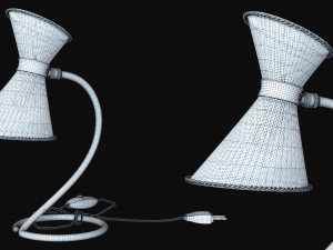 Rare Bistro Table Lamp Modelo 3D