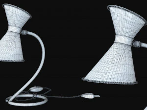 Rara lampada da tavolo da bistrot Modello 3D