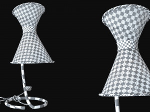 Rare Bistro Table Lamp Modelo 3D