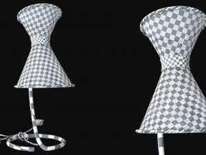 Rara lampada da tavolo da bistrot Modello 3D