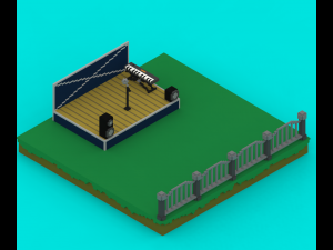 voxel platforms 3Dモデル