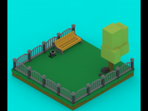 voxel platforms 3Dモデル