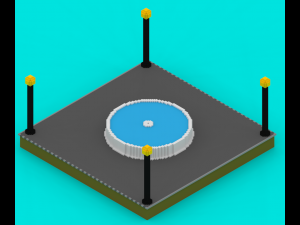voxel platforms 3Dモデル