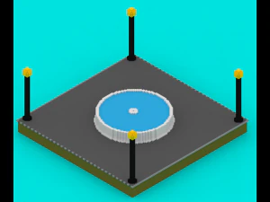 voxel platforms 3D Model