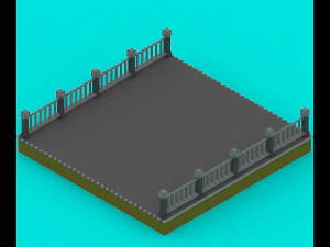 voxel platforms 3D Model