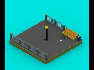 voxel platforms 3D Model