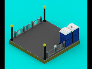 voxel platforms 3D Model