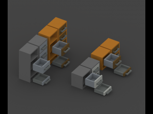 voxelpack - furniture 3D Модель