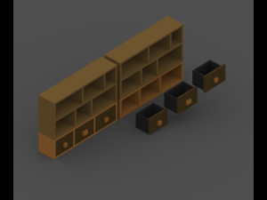 voxelpack - furniture 3D Модель