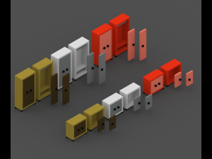 voxelpack - furniture 3D Модель