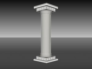 stone carved column 3D मॉडल