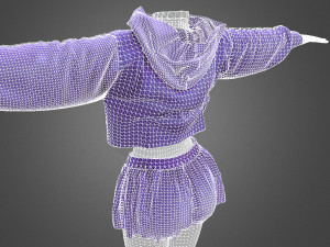 female clothes v1 3D 모델