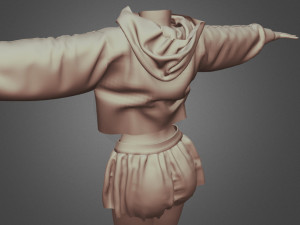 female clothes v1 3D 모델