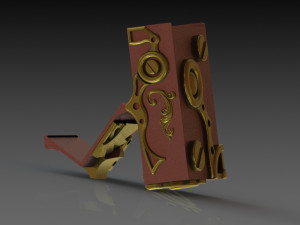 the stylized accessory flight of fantasia no 2 3d printing Model do druku 3D