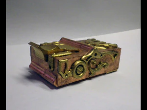 판타지아 2번 3D 프린팅의 양식화된 액세서리 비행 3D 프린트 모델