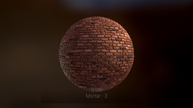 brick 4k four types of bricks CG 텍스쳐 .c4d .max .obj .3ds .fbx .stl .blend 