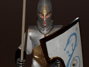 elven warrior 3D-Modell